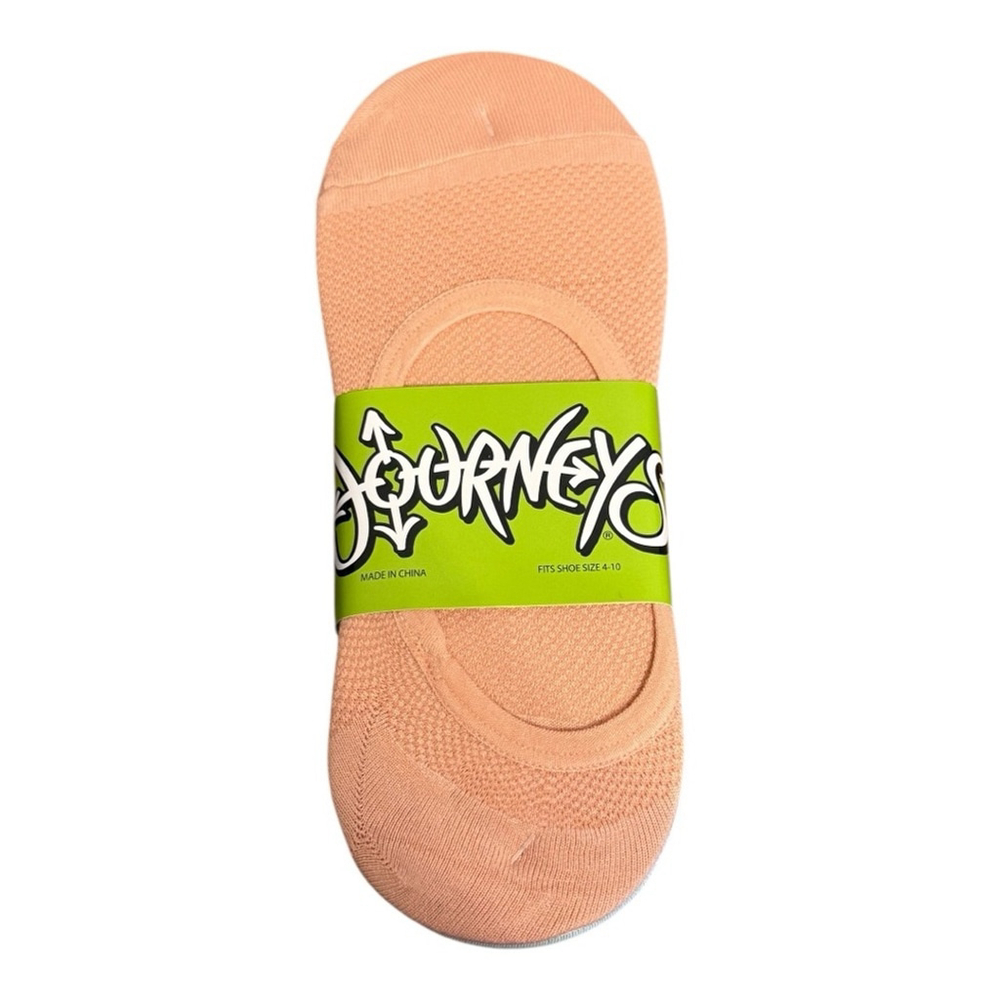 Women's Journeys No Show Socks Size 4-10 Multicolor NEW 5 Pairs